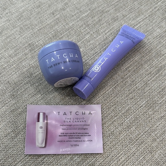 NWT! Tatcha Skincare Trio in Lavender and White - Picture 1 of 3